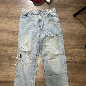 Garage wide leg jeans